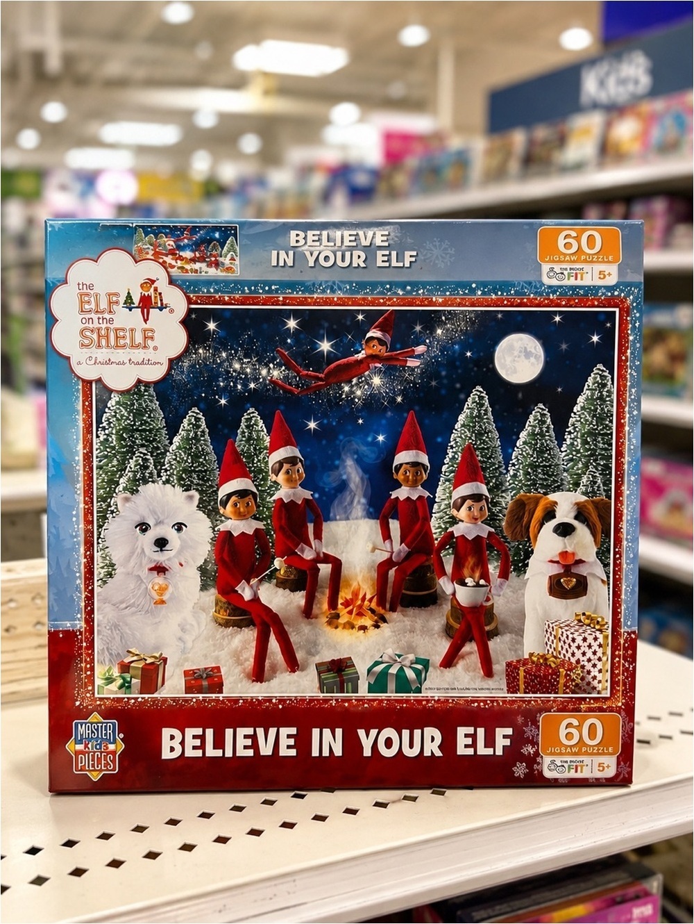 Elf on the Shelf Believe In Your Elf 60 Piece Christmas Puzzle